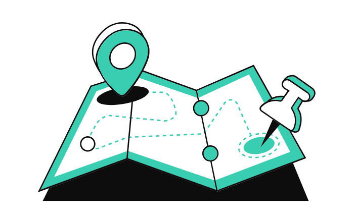 Map marker illustration